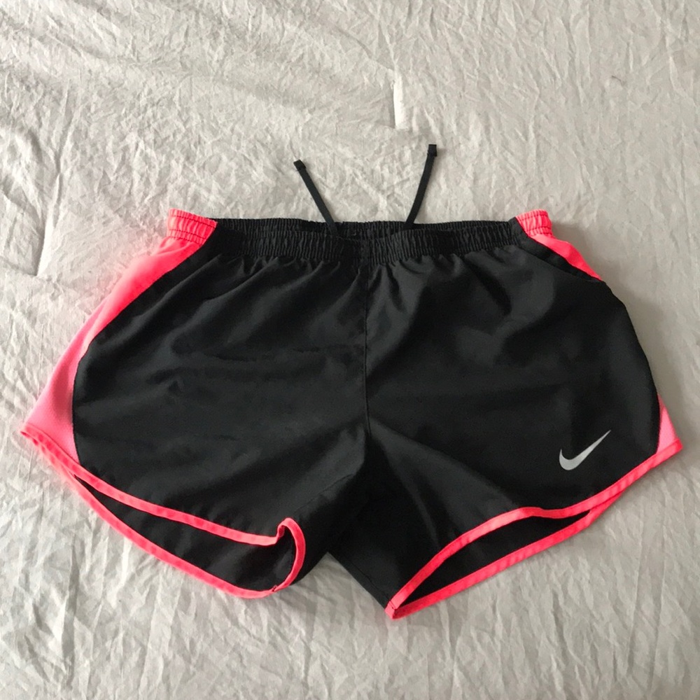 Black & pink Nike shorts